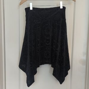 NWOT Killstar Black Asymmetrical Skirt